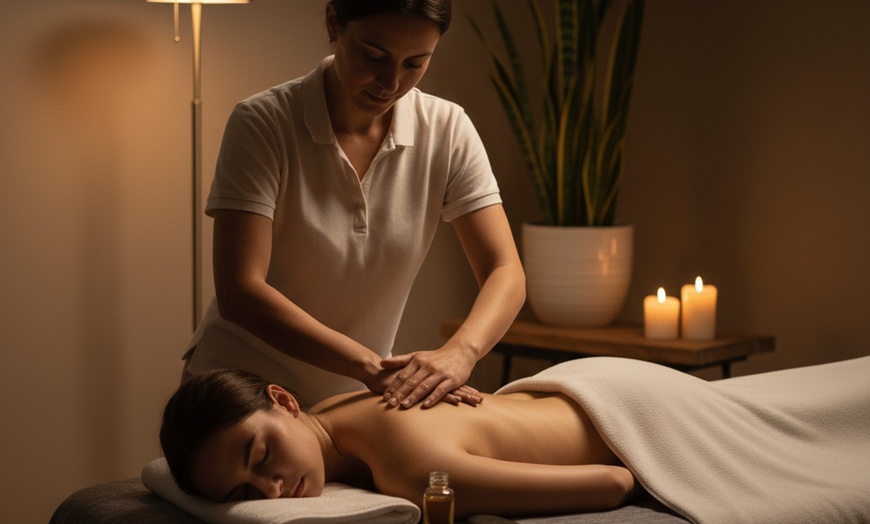 Image 3: 1, 2 o 3 sesiones de masaje relajante de 45 o 60 minutos para 1