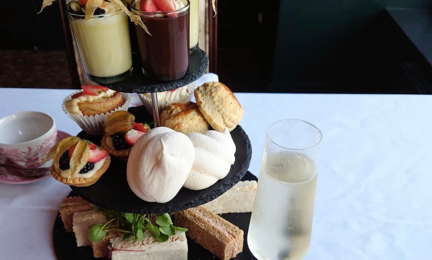 Image 1: Afternoon Tea for Two or Four w/ Prosecco 