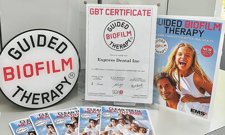 Image 3: One AirFlow Teeth Cleaning or ZOOM Whitening and Office Analysis