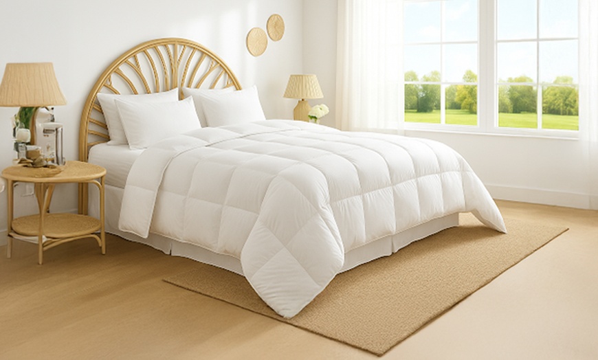 Image 1: Sampur Bettdecke 100% hochwertige Federn, leicht, 200 g/m²