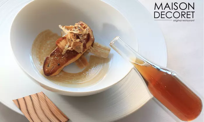 Menu étoilé en 10 services par le chef meilleur ouvrier de France Jacques Decoret option nuit à l'hôtel 4* dès 119€ à 2 - Primary Image