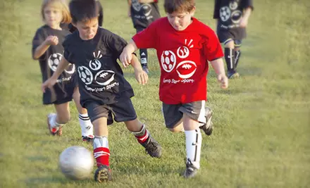 Two Weeks of Kids' Sports Camp from Jump Start Sports (Up to 54% Off). Three Locations Available. - Primary Image