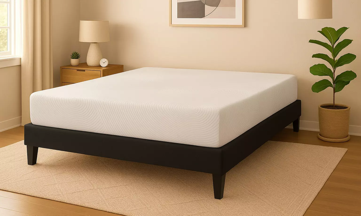 Matelas Hera, mousse à mémoire de forme, 24 cm, fabrication française, sommier et pack prêt à dormir en option - Primary Image