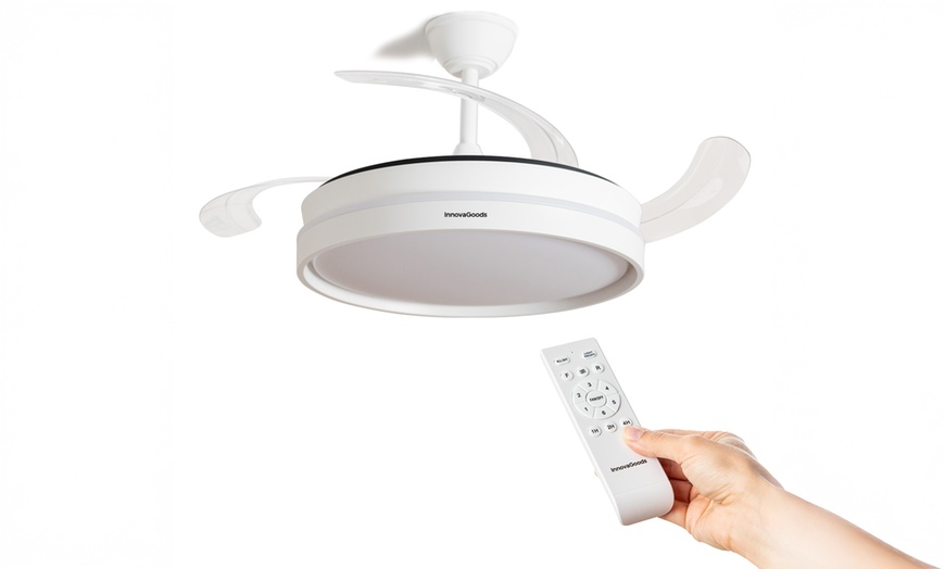 Image 6: Ventilador de techo silencioso con aspas retráctiles, de InnovaGoods