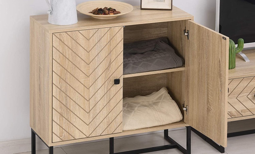 Image 19: Zig-Zag Drawer Cabinet