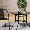 Image 3: Tempered Glass Table with Two Chairs