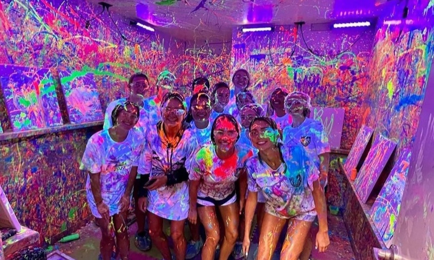 Image 1: Up to 21% Off Splatter Paint Experience at iSmash Wake Forest