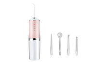 Electric Cordless Water Flosser with Four Nozzles - Pink; Free Shipping - Sensual Sale