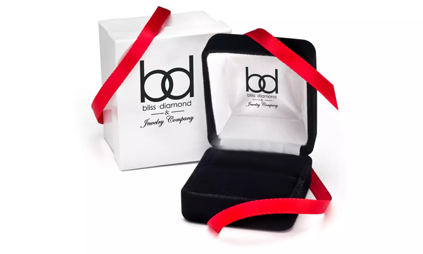 0.45 CTTW Genuine Diamond Pendant in 10K White Gold by Bliss Diamond - Second Medium