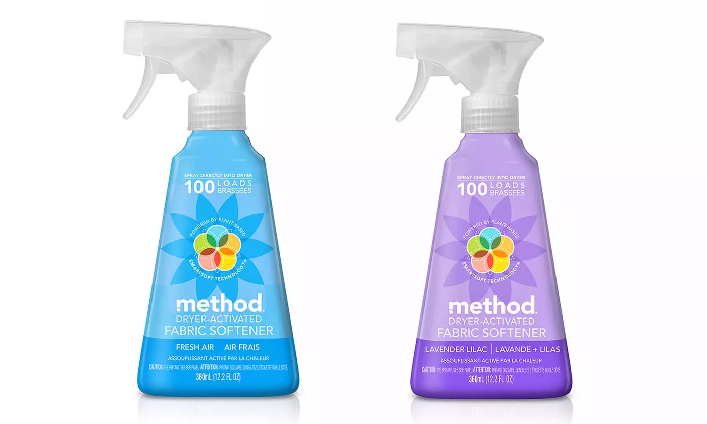 Method Dryer-Activated Fabric Softener Spray; 3-Pack of 12.2 Fl. Oz. Bottles. Multiple Scents Available. - Primary Image