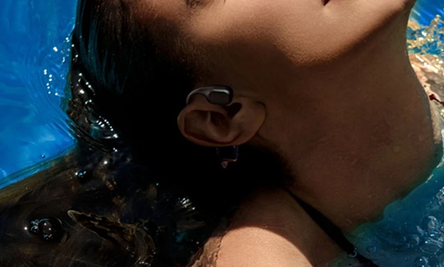 Image 1: IPX8 Waterproof Bone Conduction Bluetooth Earphones with 32GB Storage
