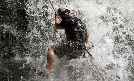 Waterfall-Rappelling Experience for One from H2O Rappelling ($150 Value) - Primary Image