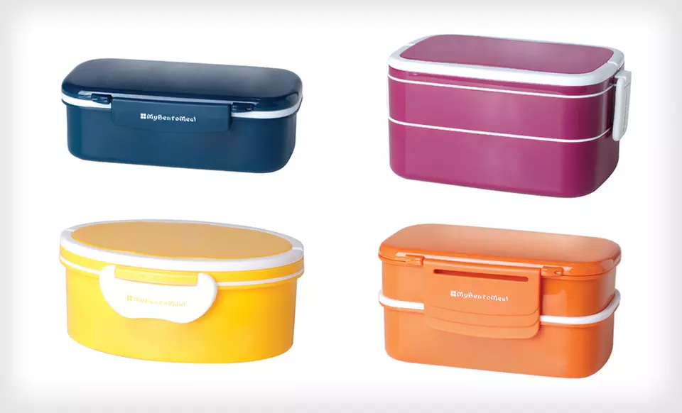 $18 for One Set of Two Bento Boxes ($32 List Price). Multiple Options Available. Free Shipping and Free Returns. - Primary Image
