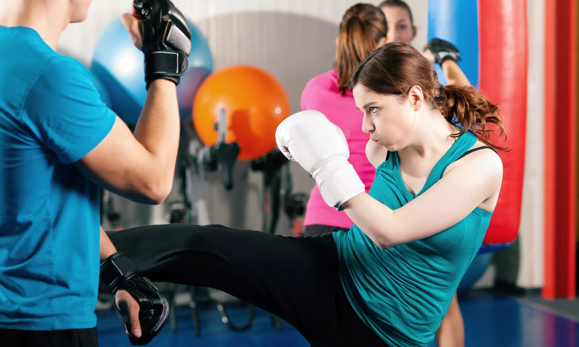 One Month or 10 Weeks of Women's Kickboxing and Boot-Camp Classes at Platinum Mixed Martial Arts (Up to 70% Off) - Primary Image