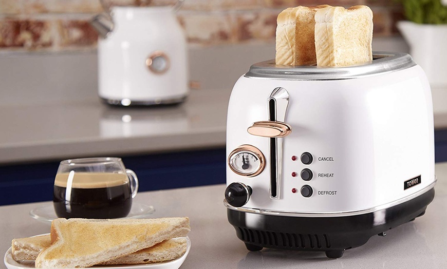 Image 11: Tower Kettle and Toaster