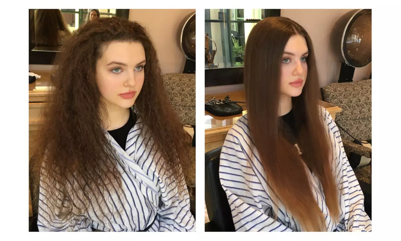 Smooth & Glossy Hair with Keratin Blow-Dry for Short/Medium/Long Hair