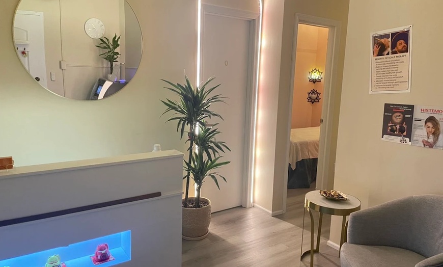 Image 2: 90-Min Pampering Package w/ Choice of Massage, Facial or Scalp Therapy