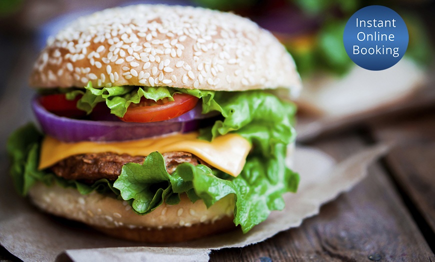 Image 1: $10 Burger, Hot Chips and Drink