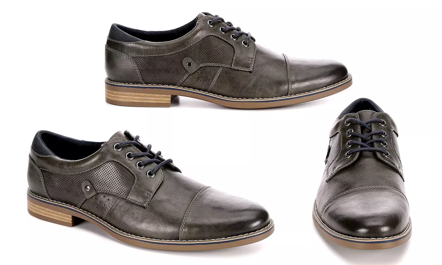 Restoration Men's Justin Lace-Up Cap Toe Oxford Shoes - Second Medium