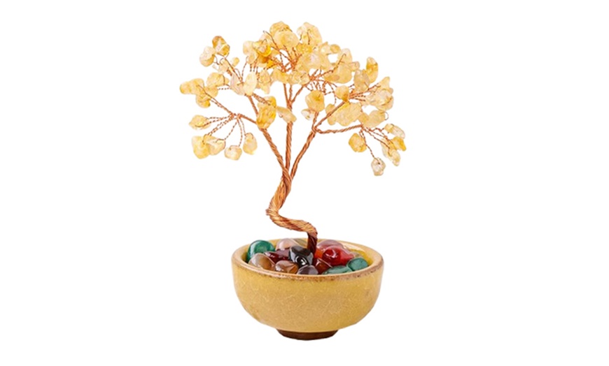 Image 2: Natural Crystal Wealth Tree Ornament