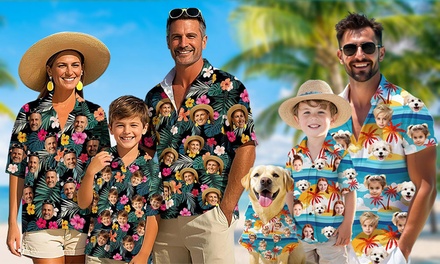 1x Personalisierbare Hawaii-Bekleidung mit Foto-Symbolen (zzgl. Versandkosten) - Justyling