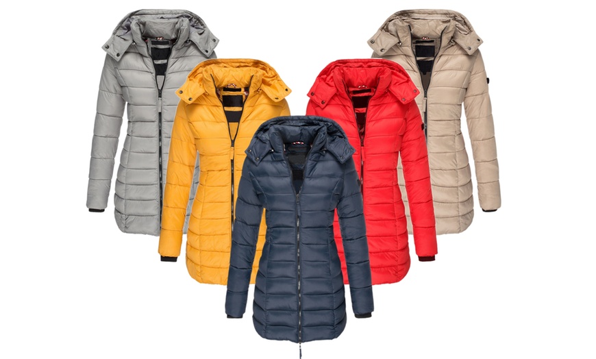 Image 1: Women's Slim-Fitting Padded Jacket
