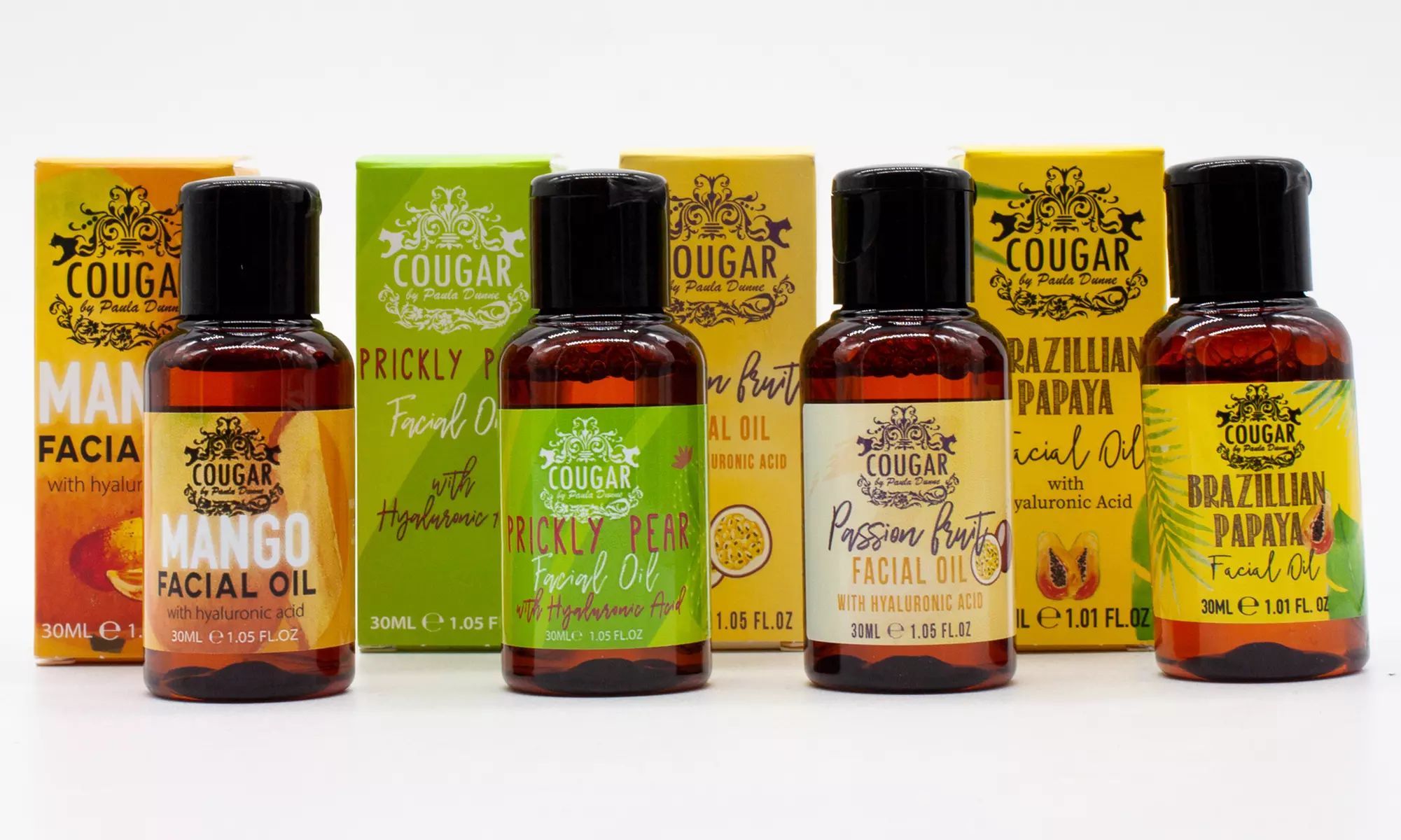 Lot de 4 huiles fruitées pour le visage - Primary Image