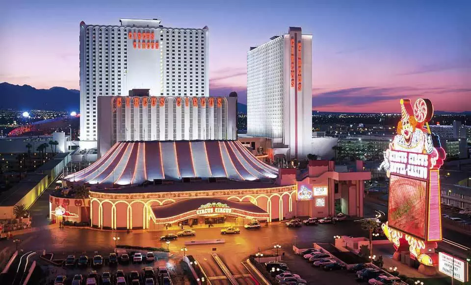 Two-Night Stay in West Tower Room and Dining Credit at Circus Circus Hotel and Casino in Las Vegas. Valid for Sunday–Wednesday Check-In. - Primary Image