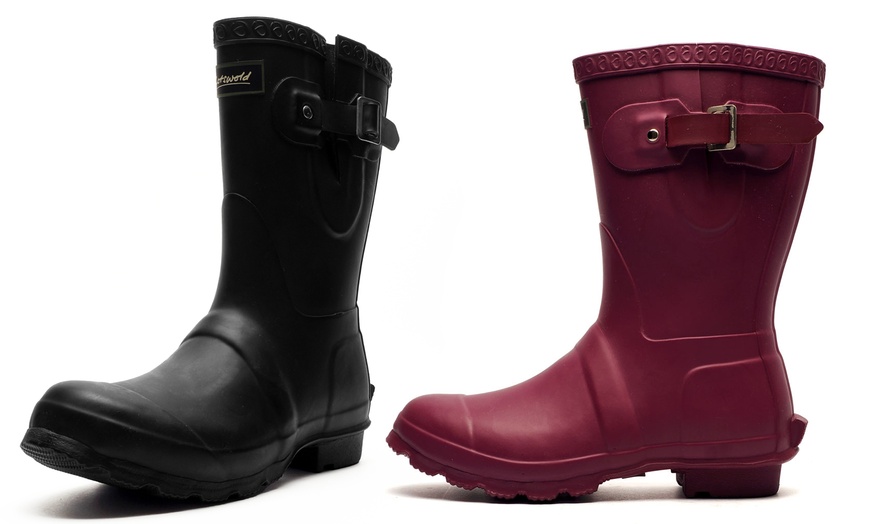 Image 1: Cotswold Windsor Short Women's Wellington Boots