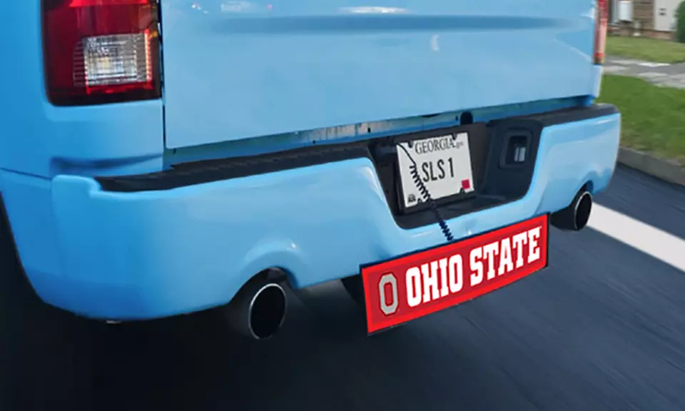 Fanmats NCAA Light Up LED Extra Break Light Hitch Cover - Primary Image