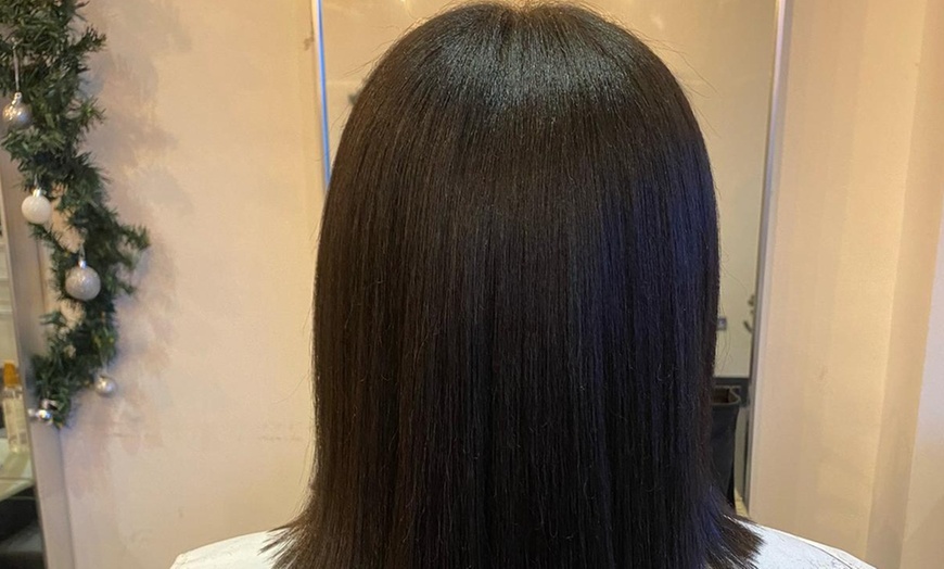 Image 2: Wash, Cut, and Style with Optional OLAPLEX Treatment, or/& Hair Mask