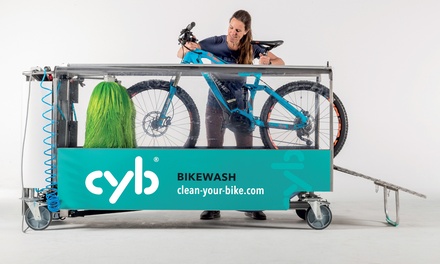 1 technische Fahrradreinigung mit cyb® Fahrradwaschanlage - Clean Your Bike