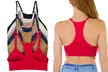 Lounge Love Women's Six-Pack Everyday Wireless Tank or Racerback Bras - Second Medium
