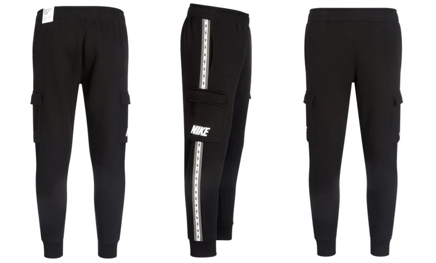 Image 3: Nike Men's Repeat Tracksuit Set in Classic Black