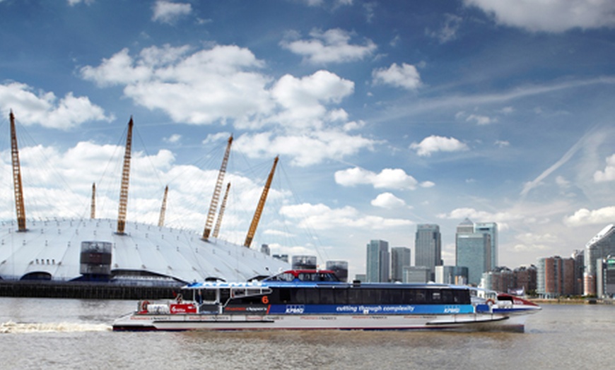 One-Day River Roamer Boat Ticket - KPMG Thames Clippers | Groupon