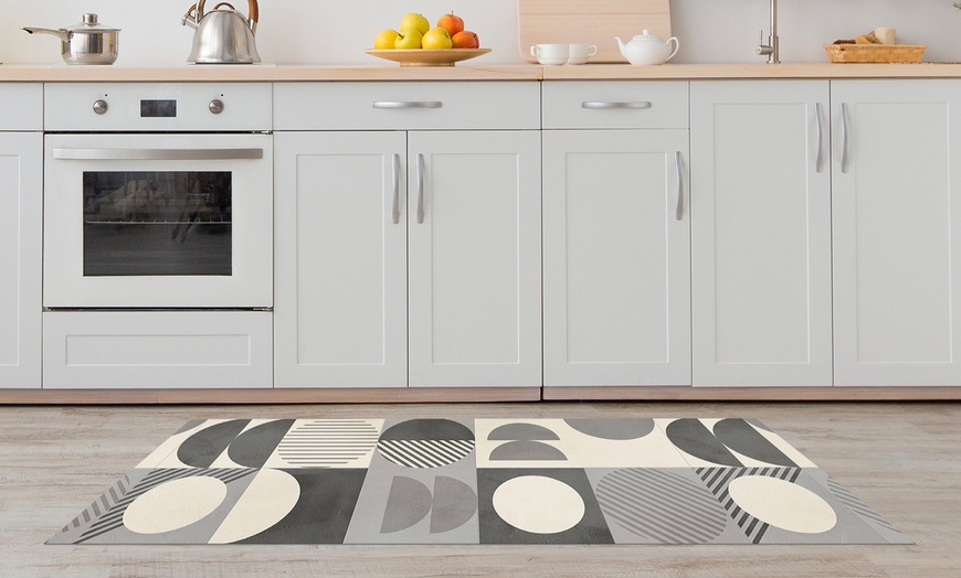 Image 10: Italian PVC Kitchen Runner