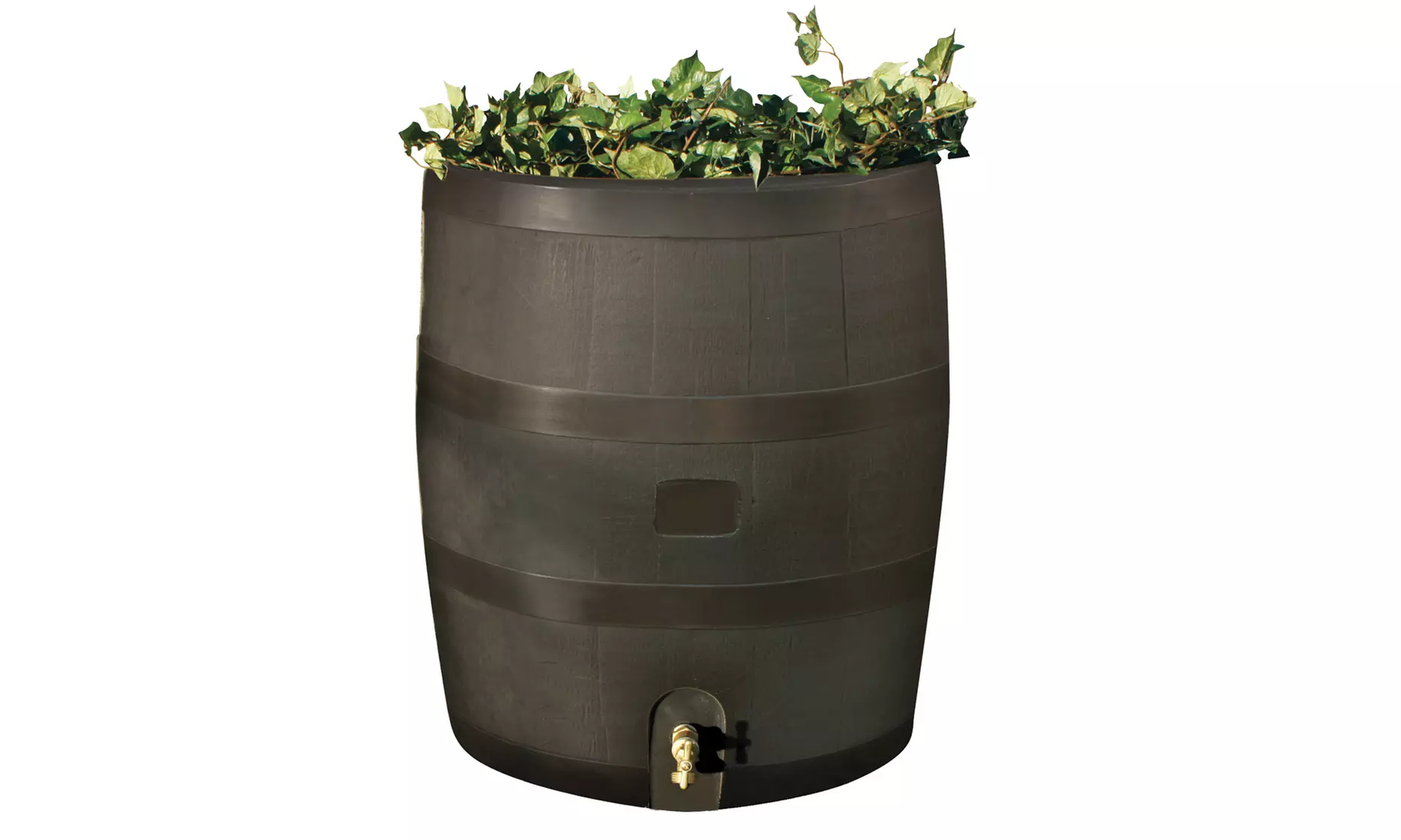 35-Gallon Rain Barrel with Planter - Second Medium