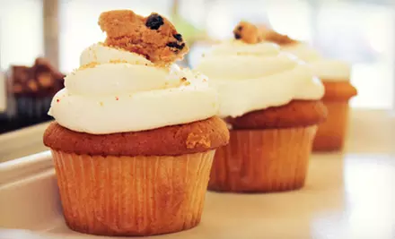 One or Two Dozen Cupcakes or a Quarter Sheet Cake with a Written Message at Sara's Sweets Bakery (Up to 52% Off) - Primary Image