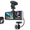 Image 3: Dashcam per auto a 3 canali anteriore e posteriore