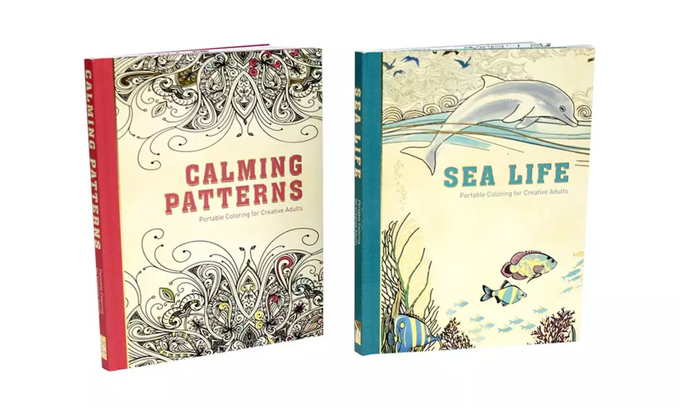 Hardcover Adult Coloring Books (2-Pack) - Primary Image