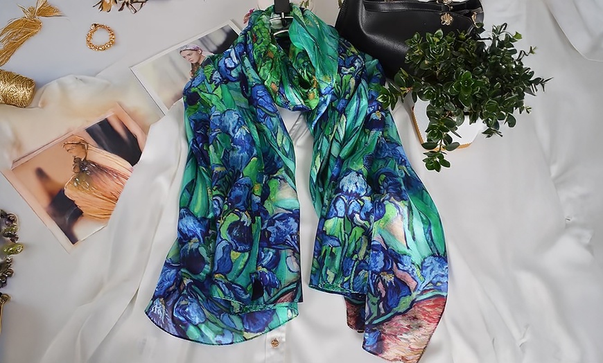 Image 11: Luxe zijden sjaal