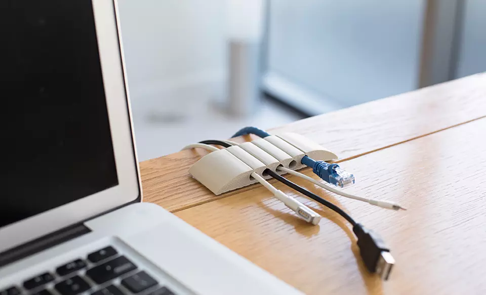 UT Wire Cable Station Mini Mountable Organizer - Primary Image