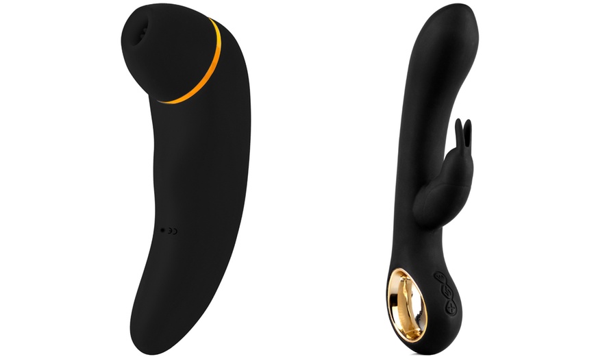 Image 7: Sextoy - Coffret stimulateur et vibromasseur Rabbit de Hugbox