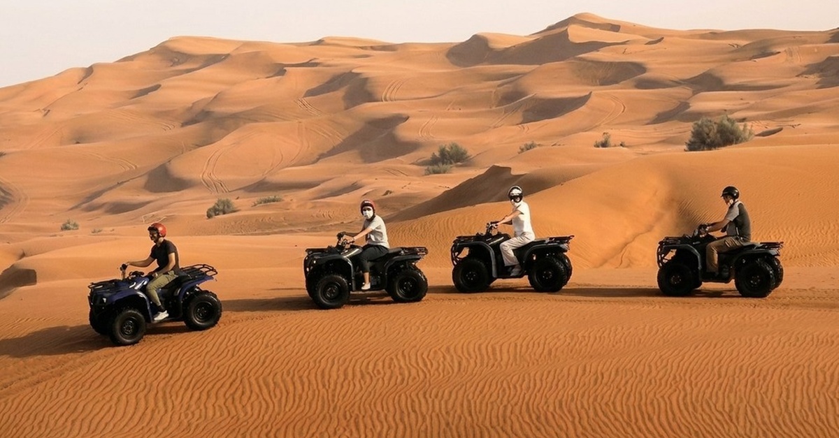 Unleash Adventure With Desert Safari With Quad Biking For One Or Two Unleash Adventure With Desert Safari With Quad Biking For One Or Two