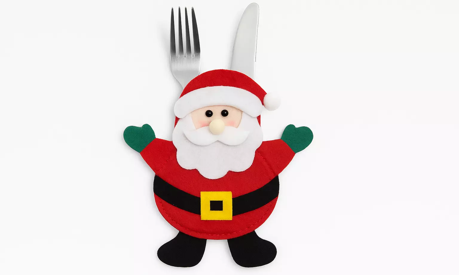 Juego de 3 fundas navideñas para cubiertos