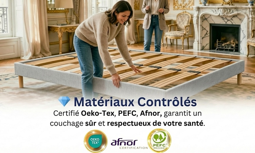 Image 6: Sommierà latte dynamique, fabriqué en Belgique, livraison incluse