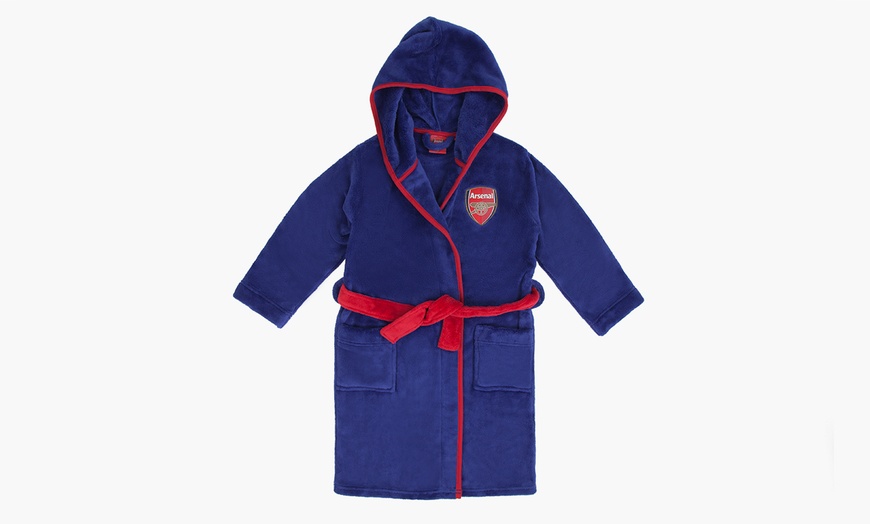 Image 2: Kids' Football Dressing Gown