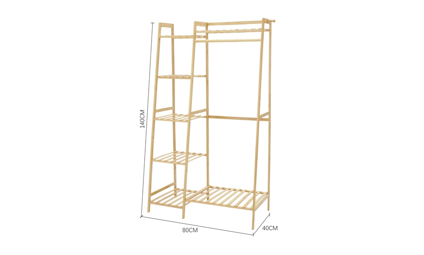 Image 5: Bamboo Garment Racks 