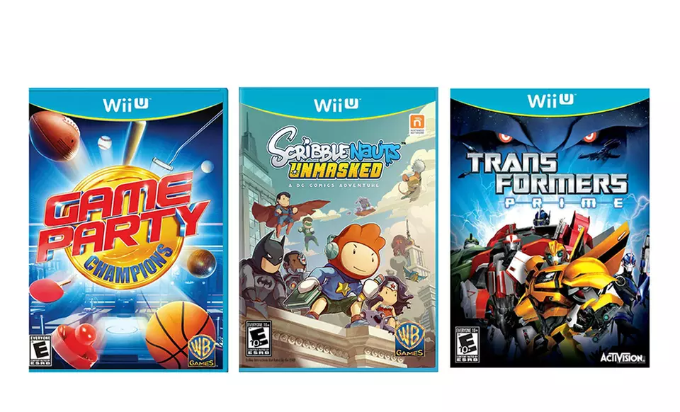 Scribblenauts good Unmasked A DC Comics Adventure for Nintendo Wii U and Games Bundle