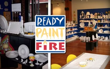 $12 for $25 Worth of Personally Painted Pottery at Ready Paint Fire - Primary Image